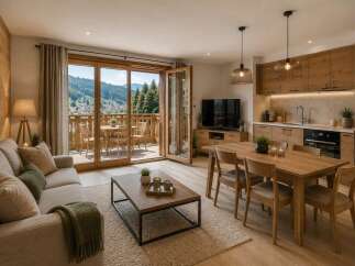 Apartment for sale in La Clusaz with 1 Bedroom and Ski in