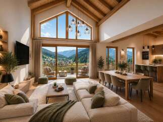 Apartment for sale in La Clusaz with 3 Beds and Ski in