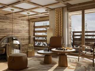 Apartment in Megeve with 3 Beds and Ski in/Ski out