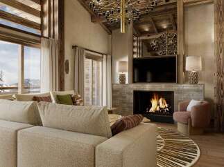 Apartment in Megeve with 3 Beds and Ski in/Ski out
