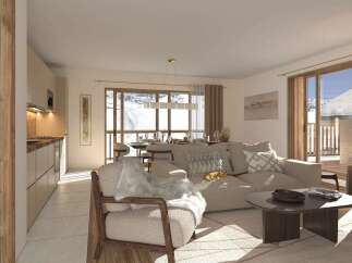 Apartment in Les Deux Alpes with 1 Bed and Ski in/Ski out