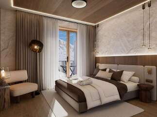 Apartment for sale in Tignes with 1 Bedroom and Ski in/Ski out