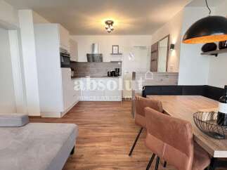 Modern 1-bedroom apartment with a small garden in the center of Kaprun