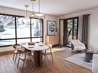 Apartment in Les Deux-Alpes with 1 Bedroom