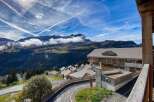Experience breathtaking mountain views from this stunning property, nestled amidst the serene alpine landscape.