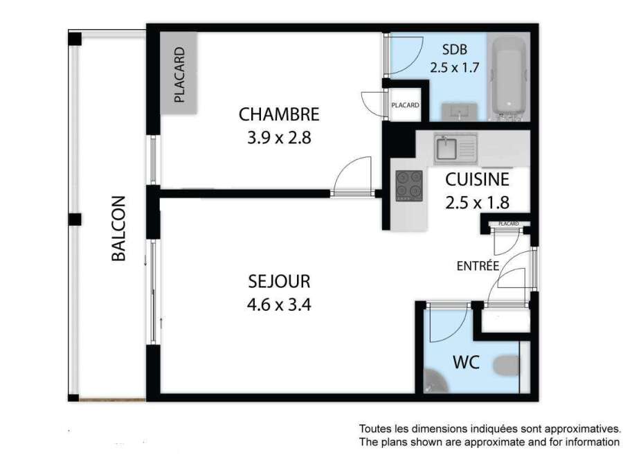Discover this charming apartment featuring a spacious living room (4.