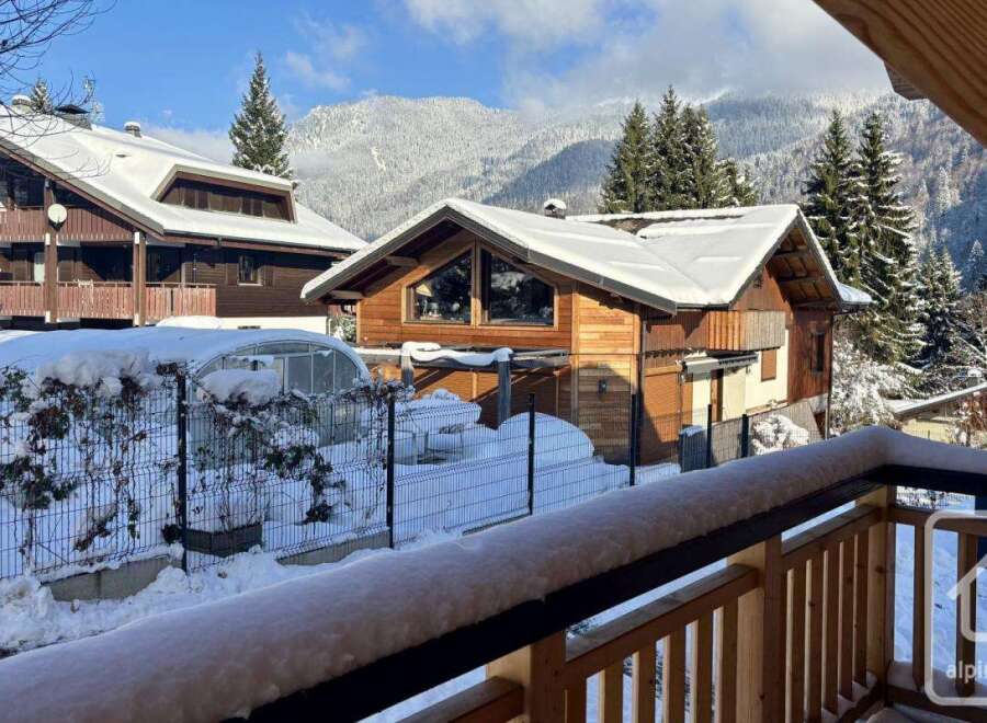 Experience the charm of a winter wonderland with this stunning alpine property.