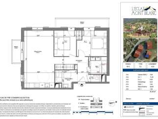 Discover this charming 3-bedroom apartment in the 'L'Eclat du Mont Blanc' residence, offering a spacious 26.