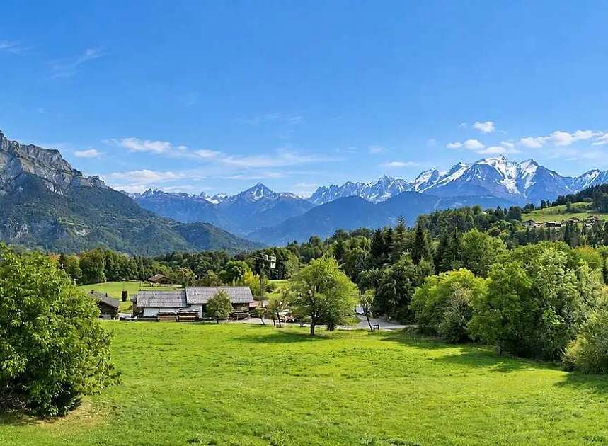 Nestled amidst the breathtaking beauty of the Alps, this property offers a serene escape with stunning mountain views.