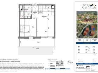 Discover this charming T2 apartment on the ground floor (RDJ) of the 'L'Eclat du Mont Blanc' residence.
