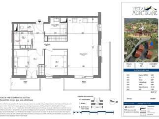 Discover this charming 3-bedroom apartment in the 'L'Eclat du Mont Blanc' residence, offering a spacious 26.