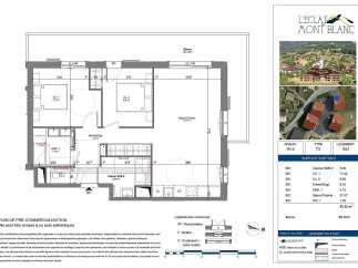 Discover this charming 3-bedroom apartment in the 'L'Eclat du Mont Blanc' residence, offering a spacious 26.