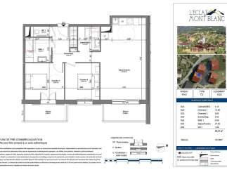Discover this charming 3-bedroom apartment in the 'L'Eclat du Mont Blanc' residence, offering a spacious 26.