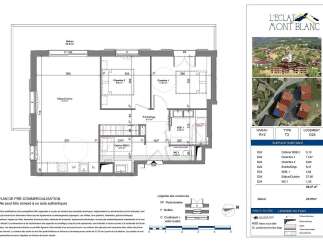 Discover this charming 3-bedroom apartment in the 'L'Eclat du Mont Blanc' residence, offering a spacious 26.
