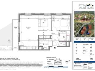 Discover this charming 3-bedroom apartment in the 'L'Eclat du Mont Blanc' residence, offering a spacious 26.