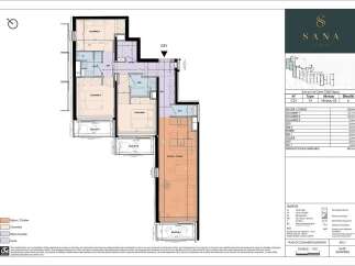 Discover this spacious T4 apartment in Tignes, offering 80.