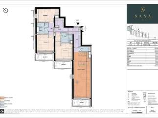Discover this spacious T4 apartment in Tignes, offering 80.