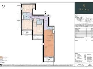 Discover this spacious T4 apartment in Tignes, offering 80.