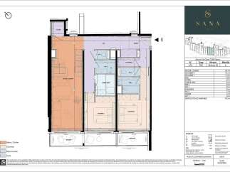 Discover this spacious T3 apartment in Tignes, offering a generous 76.