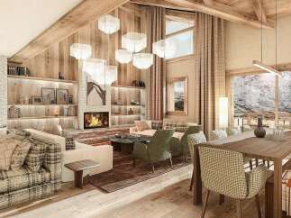 Apartment in Courchevel with 1 Bedroom and Ski in/Ski out