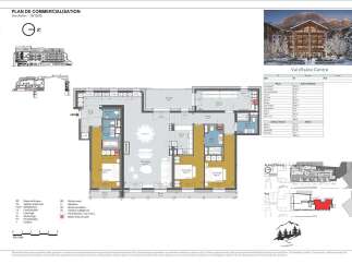 Discover this spacious 4-bedroom apartment in Val d'Isère Centre, offering a generous living area of 44.