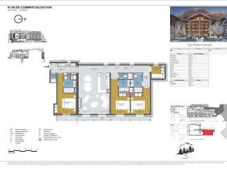 Discover this spacious 4-bedroom apartment in Val d'Isère Centre, offering a generous living area of 44.
