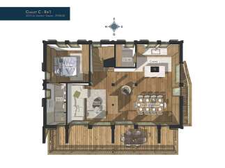 Discover this charming R+1 chalet, perfect for modern living.