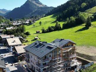 Discover this stunning new construction in a picturesque alpine village, offering modern living amidst breathtaking natural beauty.