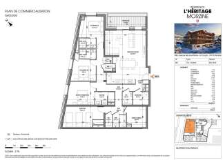 Discover this stunning 4-bedroom apartment in the prestigious L'Héritage residence in Morzine.