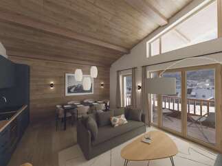 Apartment in La Toussuire with 2 Beds and Ski in