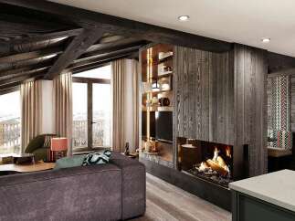 Apartment in Courchevel with 4 Beds