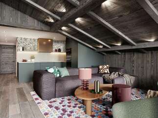 Apartment in Courchevel with 4 Beds