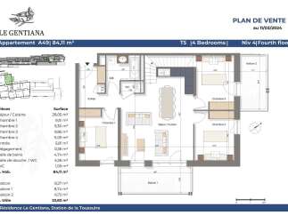 Discover this spacious T5 apartment, spanning 84.