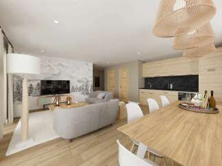Apartment in La Toussuire with 1 Bedroom and Ski in