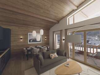 Apartment for sale in La Toussuire with 2 Beds and Ski in