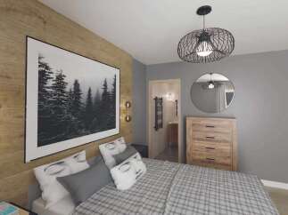 Apartment for sale in La Toussuire with 2 Bedrooms and Ski in