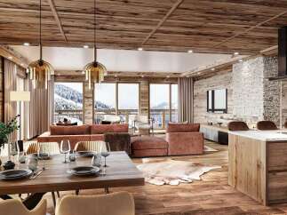 Apartment in Courchevel with 5 Bedrooms