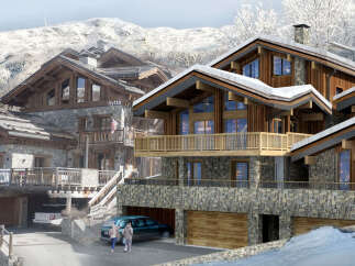 Experience luxury mountain living in this stunning chalet, perfect for a ski getaway.