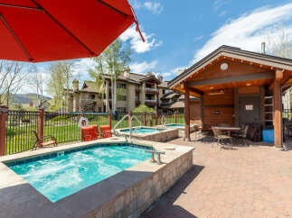 Enjoy a relaxing soak in one of the multiple hot tubs available at this property, perfect for unwinding after a day of outdoor adventures.