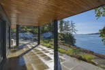 Experience seamless indoor-outdoor living with this stunning covered patio, offering breathtaking ocean views.