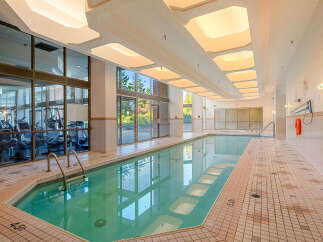 Enjoy a refreshing swim in this indoor pool, perfect for year-round relaxation and exercise.