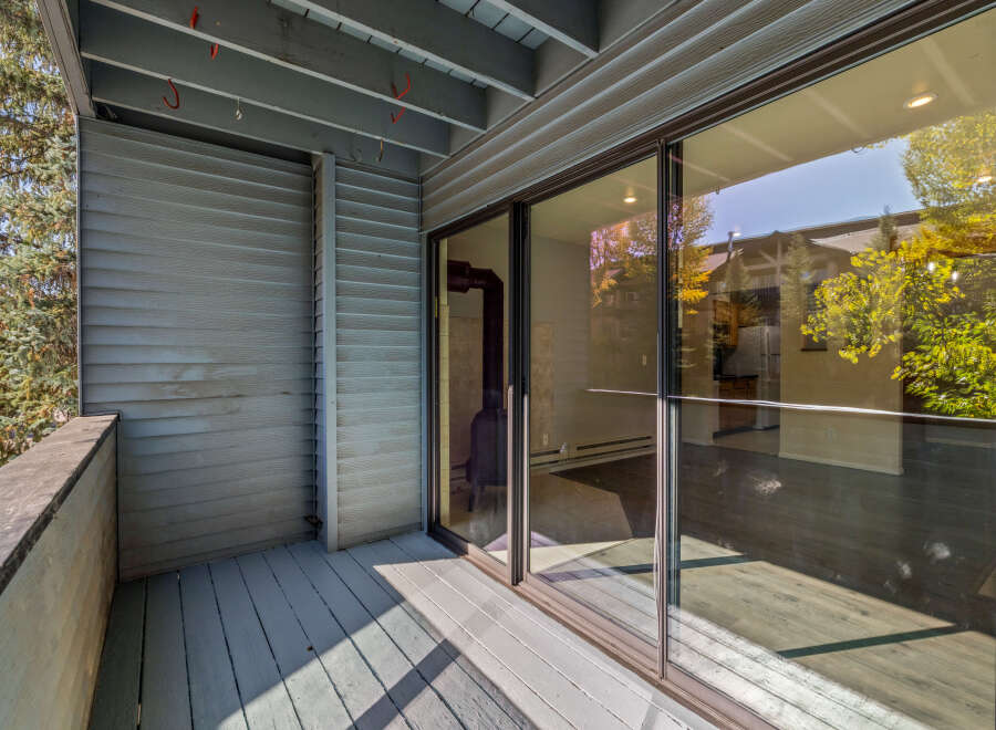 Enjoy the outdoors from this spacious balcony, perfect for relaxing or entertaining.