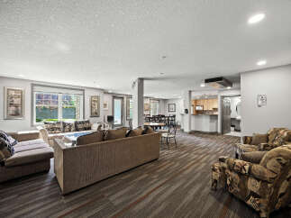 Discover a spacious and inviting common area perfect for relaxation and socializing.