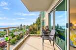Enjoy breathtaking ocean and forest views from this stunning balcony, perfect for morning coffee or evening relaxation.