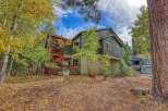 Nestled amidst vibrant autumn foliage, this charming home offers a serene retreat.