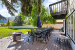 Enjoy outdoor living at its finest on this expansive deck, perfect for entertaining.