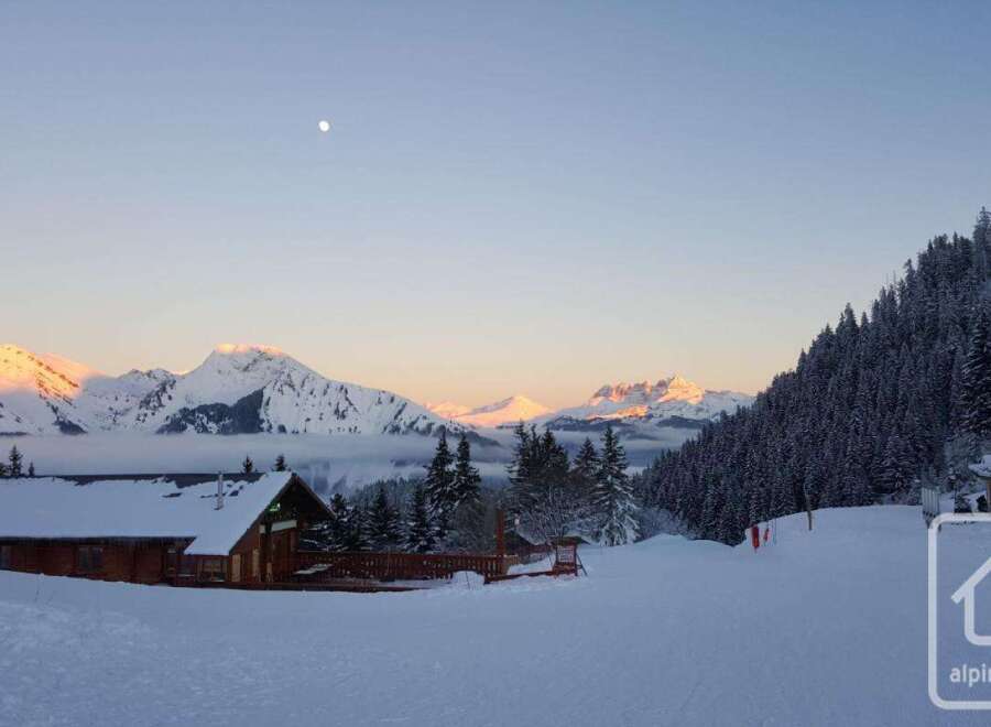 Experience the magic of a winter wonderland with this stunning mountain property.