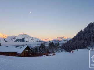 Experience the magic of a winter wonderland with this stunning mountain property.