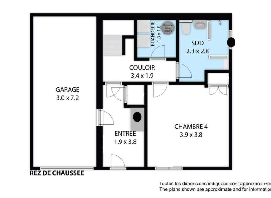 Discover this charming ground floor property featuring a spacious garage of 3.