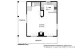Discover this charming first-floor apartment featuring a spacious living area of 6.